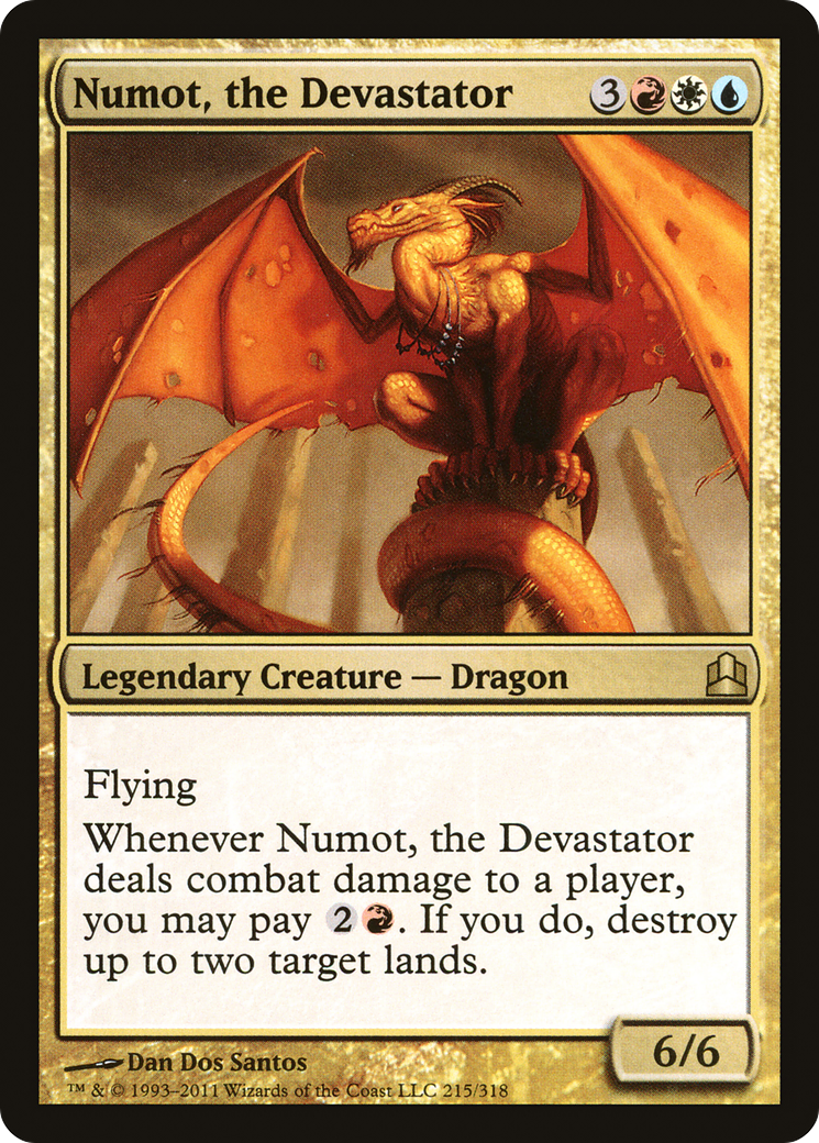 Image of Numot, the Devastator [Commander 2011]