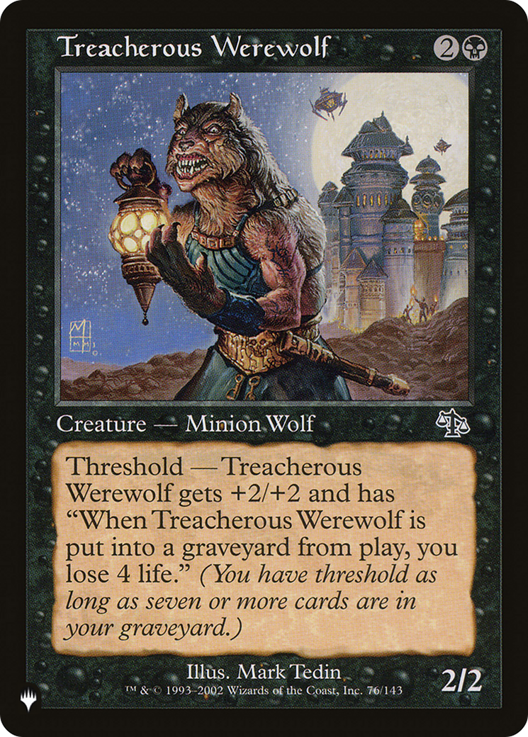Image of Treacherous Werewolf [The List]