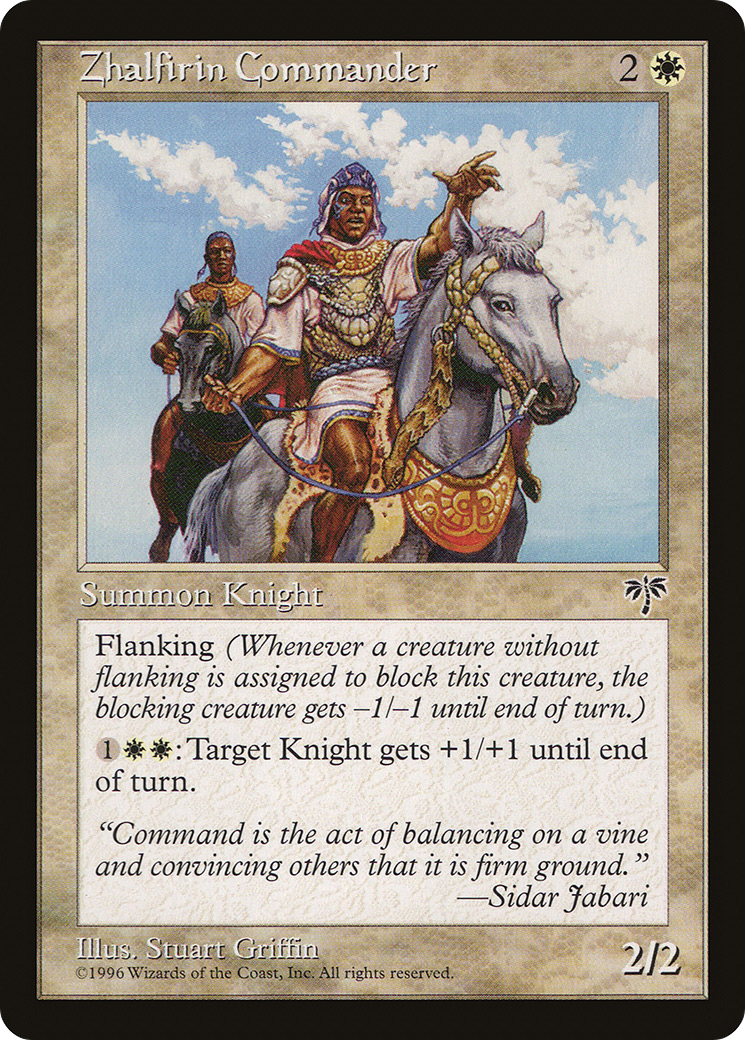 Image of Zhalfirin Commander [Mirage]