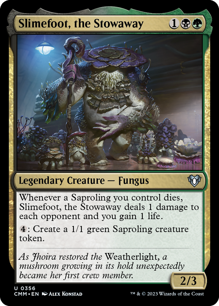 Image of Slimefoot, the Stowaway [Commander Masters]