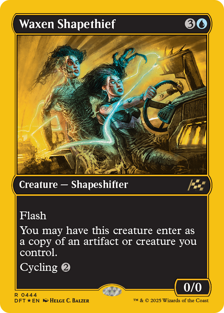 Image of Waxen Shapethief (First-Place Foil) [Aetherdrift]