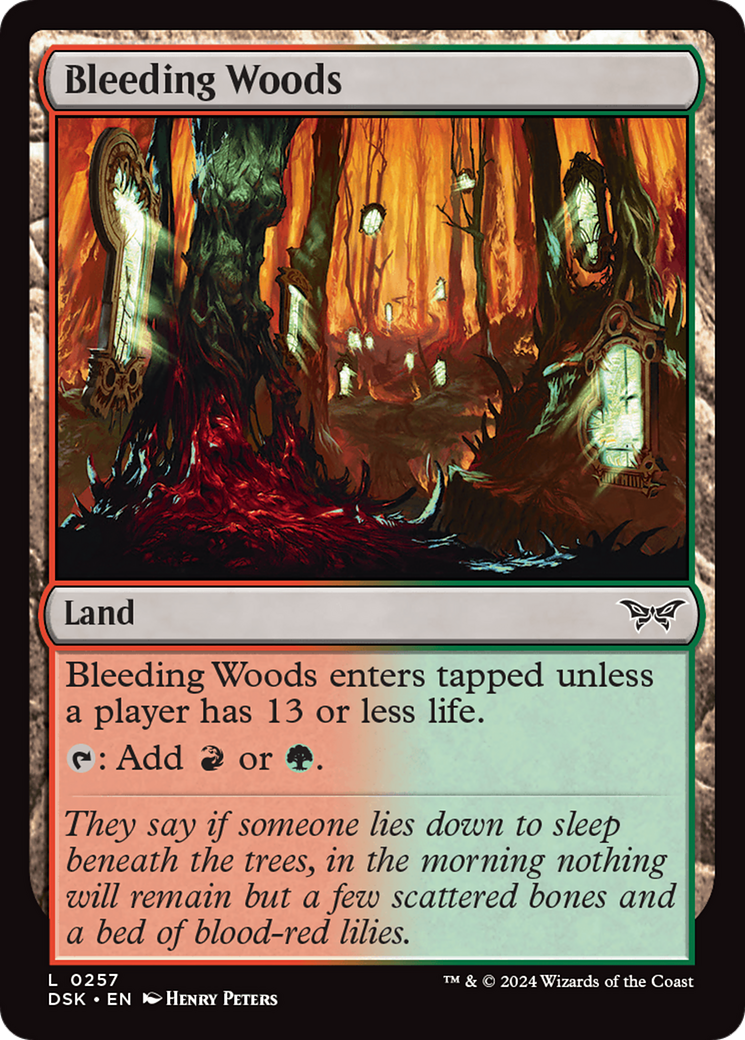 Image of Bleeding Woods [Duskmourn: House of Horror]