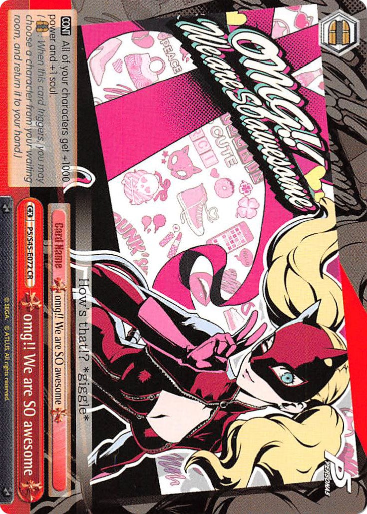 Image of omg!! We are SO awesome (P5/S45-E072 CR) [Persona 5]