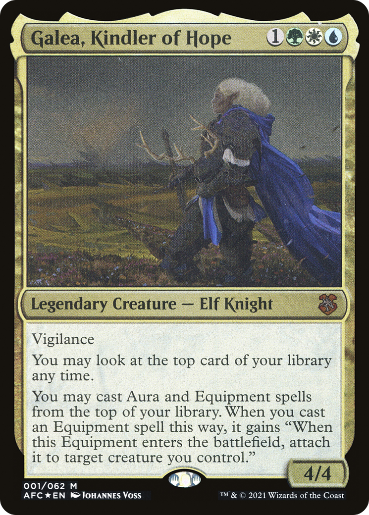 Image of Galea, Kindler of Hope (Display Commander) [Dungeons & Dragons: Adventures in the Forgotten Realms Commander]