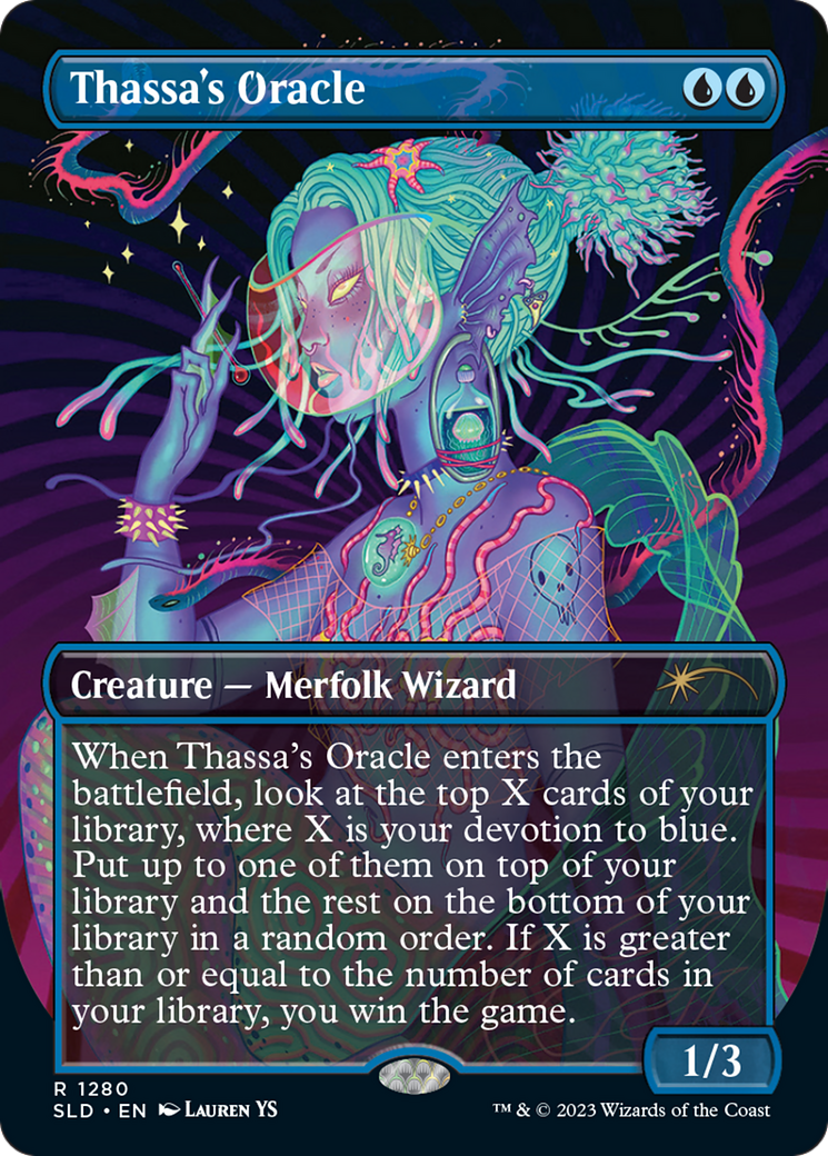 Image of Thassa's Oracle (Borderless) [Secret Lair Drop Series]
