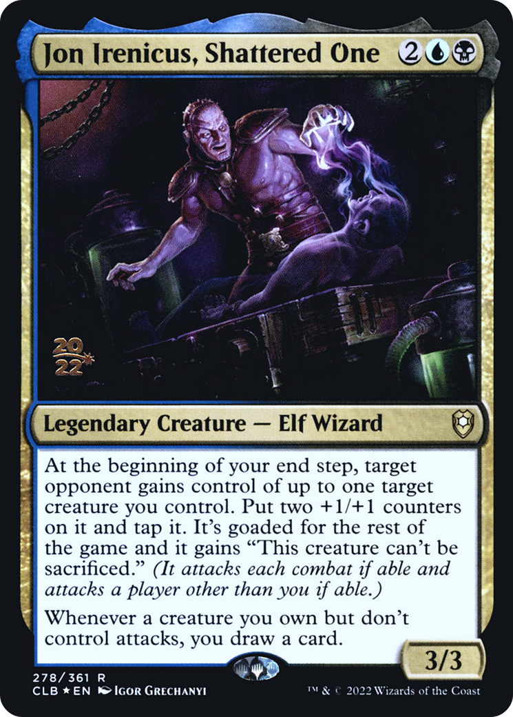 Image of Jon Irenicus, Shattered One [Commander Legends: Battle for Baldur's Gate Prerelease Promos]