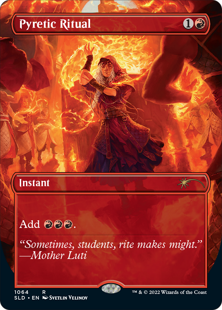 Image of Pyretic Ritual (Borderless) [Secret Lair Drop Series]