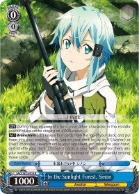 Image of In the Sunlight Forest, Sinon (SAO/SE23-E19 R) [Sword Art Online II]