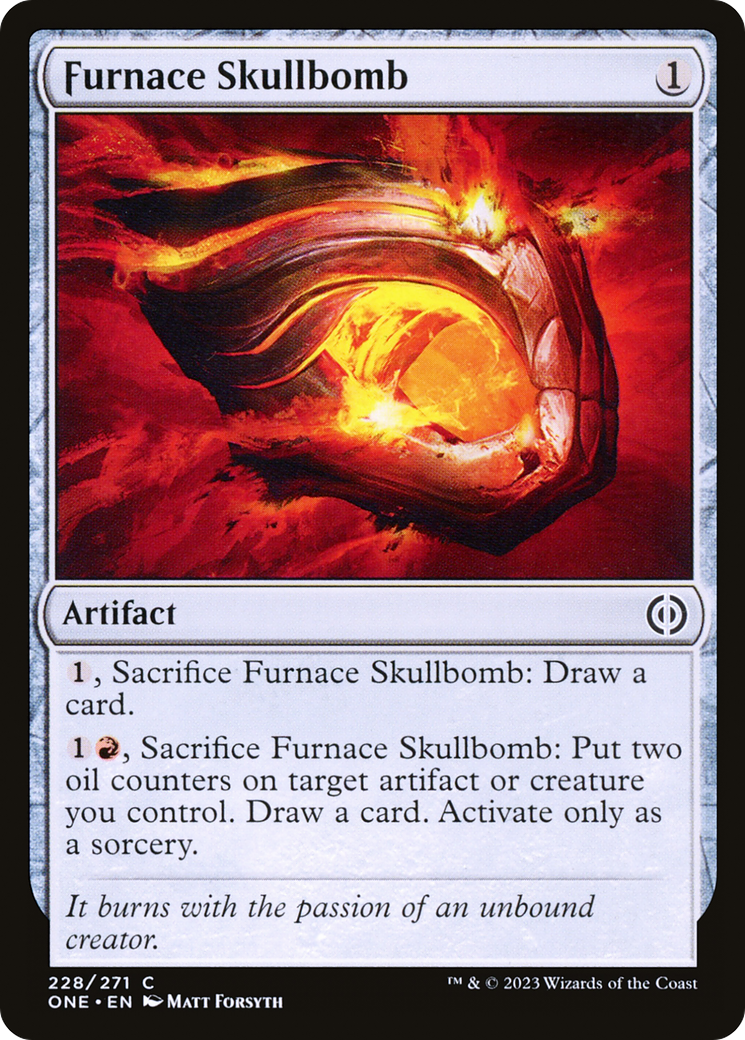 Image of Furnace Skullbomb [Phyrexia: All Will Be One]