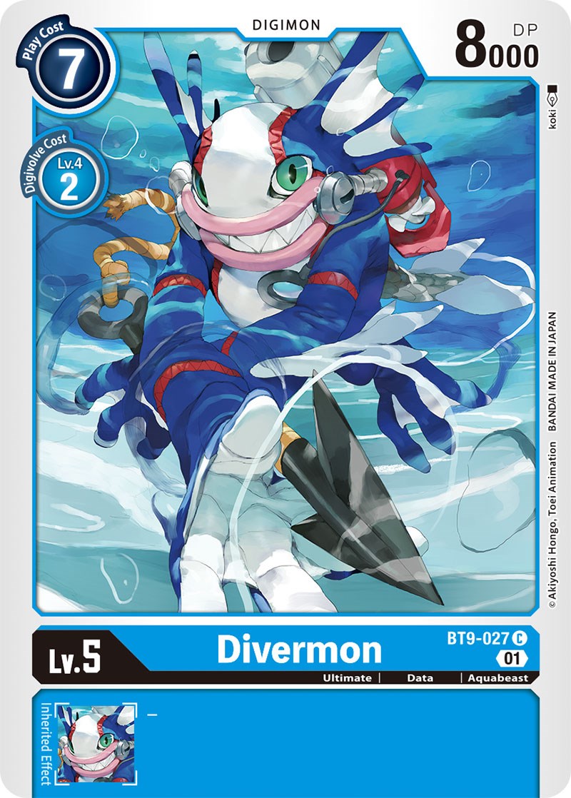 Image of Divermon [BT9-027] [X Record]