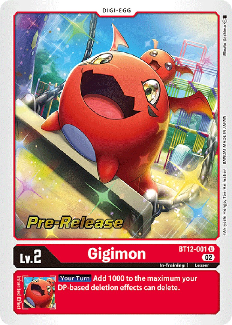 Image of Gigimon [BT12-001] [Across Time Pre-Release Cards]