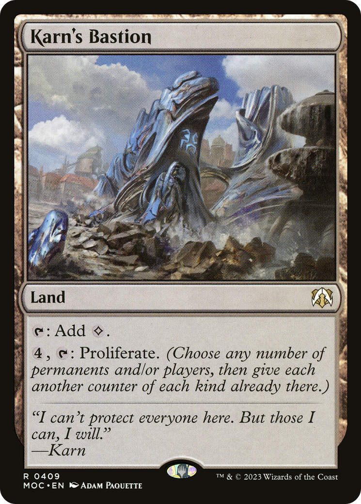 Image of Karn's Bastion [March of the Machine Commander]
