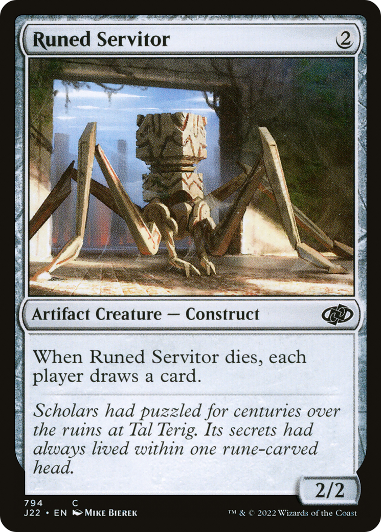 Image of Runed Servitor [Jumpstart 2022]