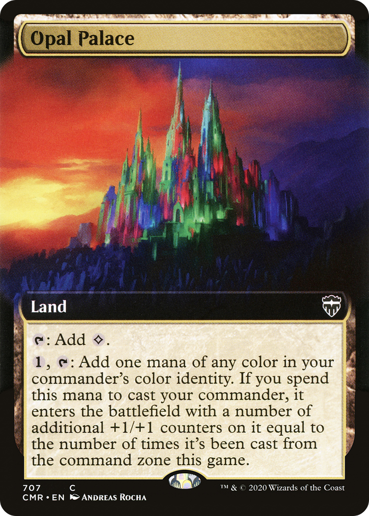 Image of Opal Palace (Extended Art) [Commander Legends]