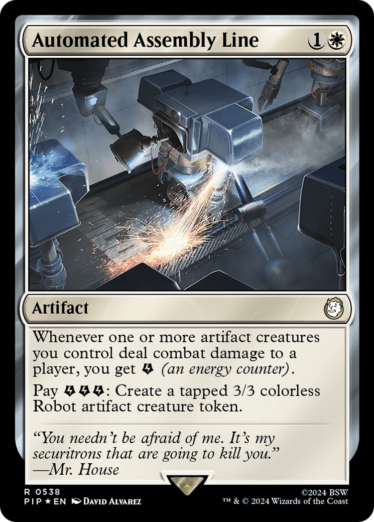 Image of Automated Assembly Line (Surge Foil) [Fallout]