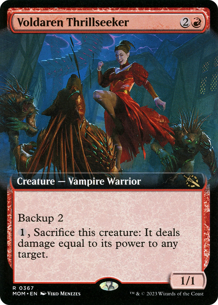 Image of Voldaren Thrillseeker (Extended Art) [March of the Machine]
