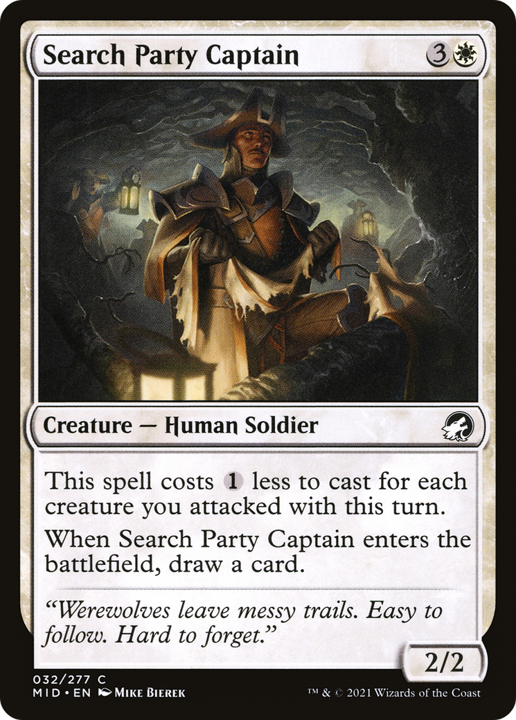 Image of Search Party Captain [Innistrad: Midnight Hunt]