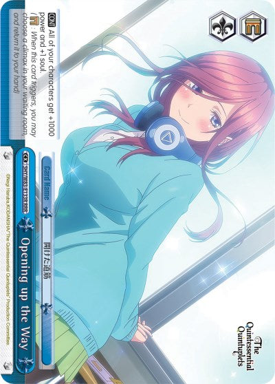 Image of Opening up the Way (5HY/W83-E133R RRR) [The Quintessential Quintuplets]