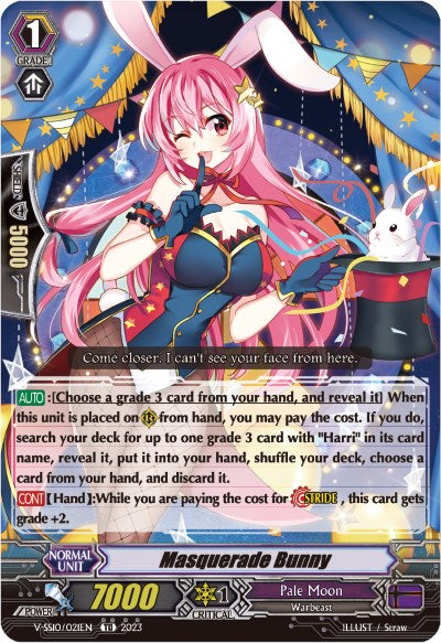 Image of Masquerade Bunny (V-SS10/021EN) [Premium Battle Deckset 2023]