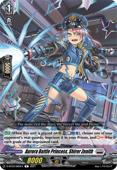 Image of Aurora Battle Princess, Shirer Zenith (D-BT03/089EN) [Advance of Intertwined Stars]