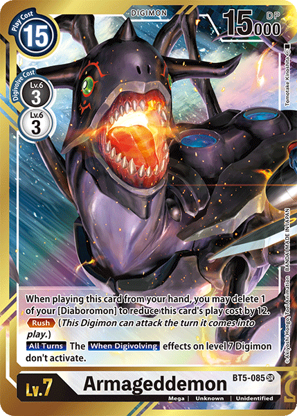 Image of Armageddemon [BT5-085] (Alternate Art) [Battle of Omni]