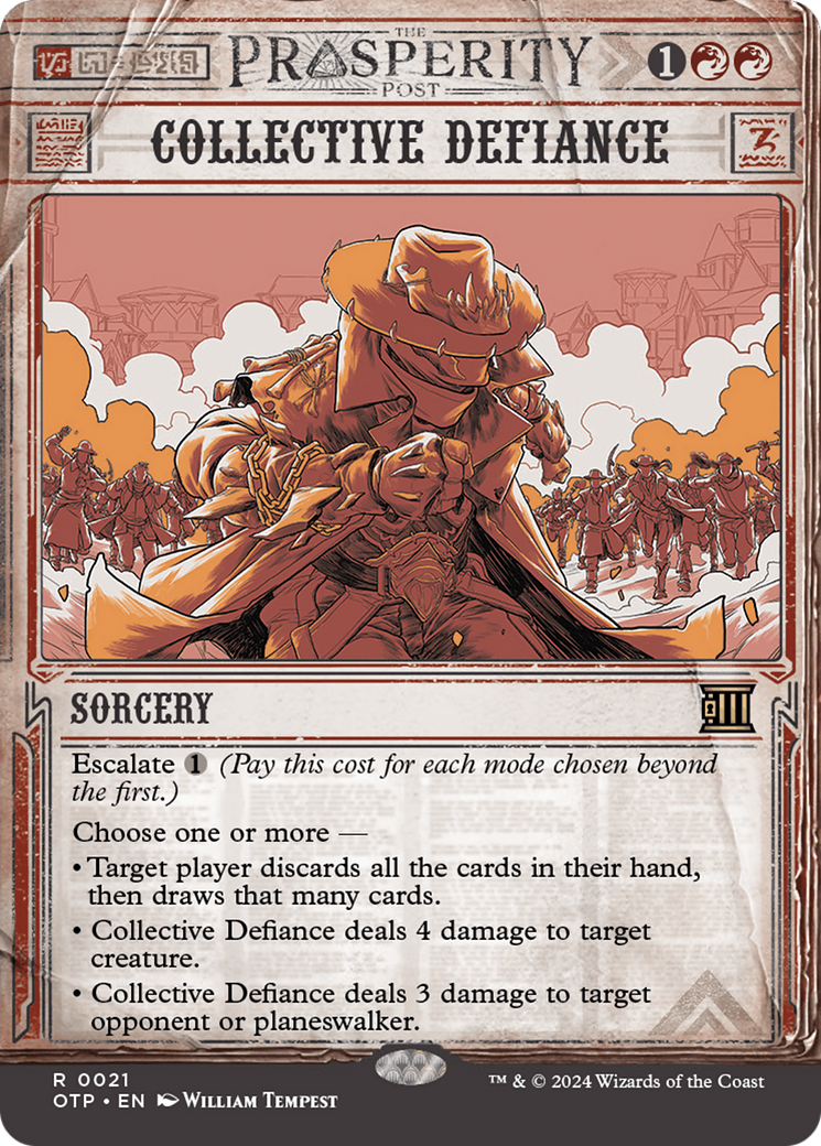 Image of Collective Defiance [Outlaws of Thunder Junction: Breaking News]