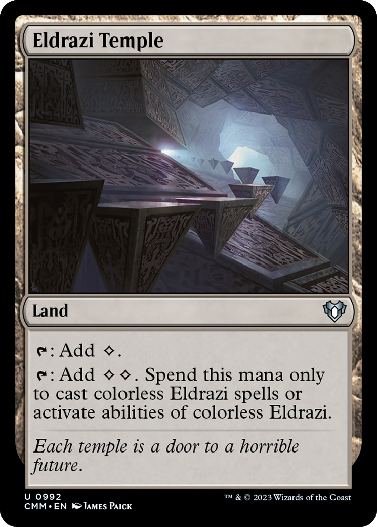 Image of Eldrazi Temple [Commander Masters]