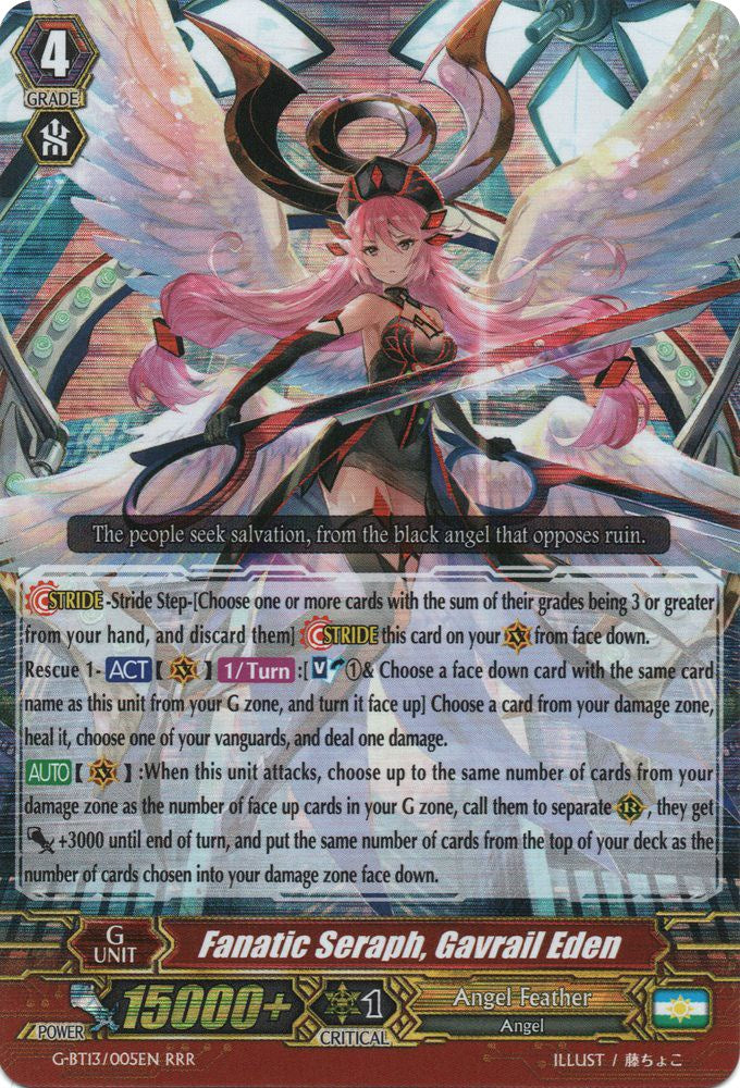 Image of Fanatic Seraph, Gavrail Eden (G-BT13/005EN) [Ultimate Stride]