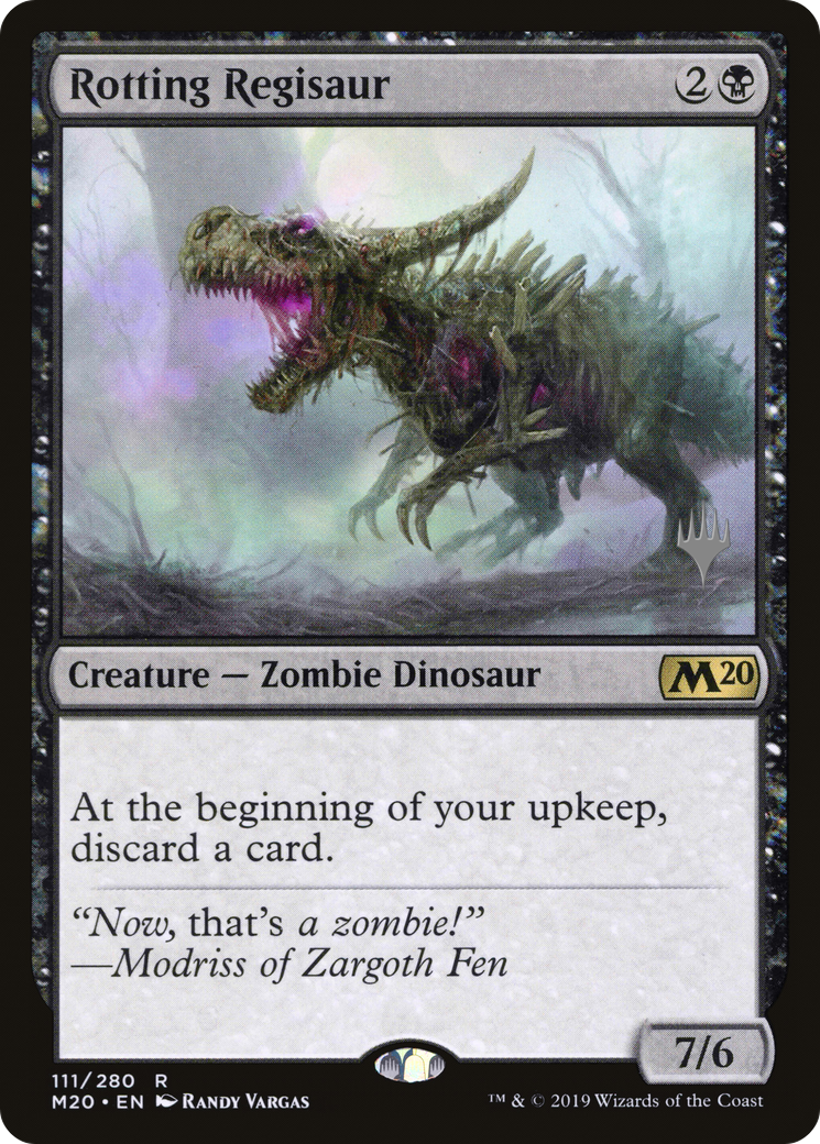 Image of Rotting Regisaur (Promo Pack) [Core Set 2020 Promos]