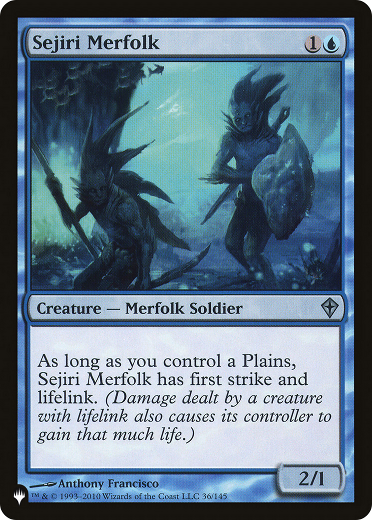 Image of Sejiri Merfolk [The List]