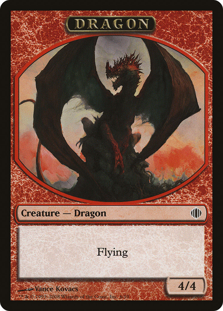Image of Dragon Token [Shards of Alara Tokens]