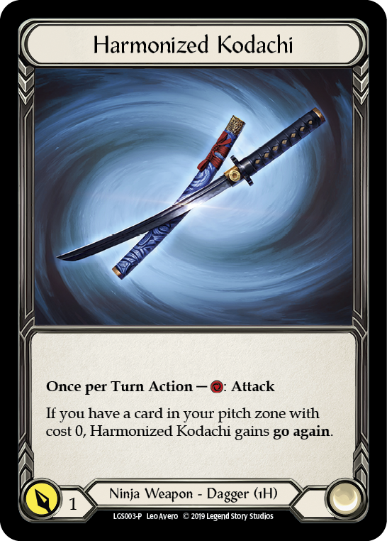 Image of Harmonized Kodachi [LGS003-P] (Promo)  1st Edition Cold Foil