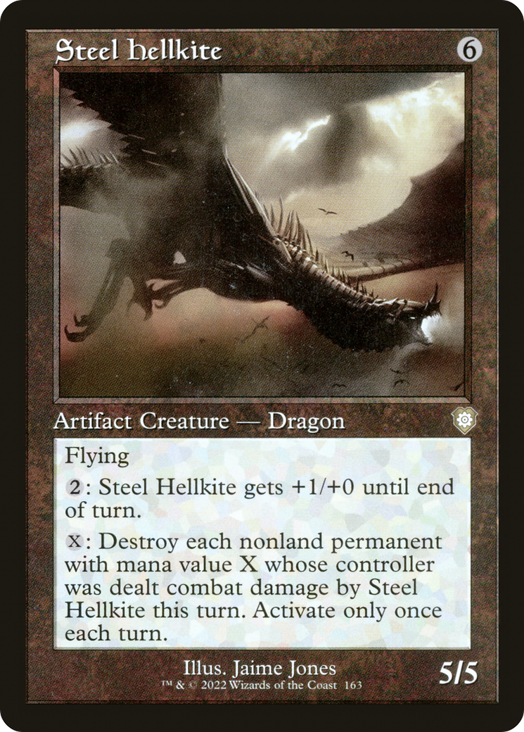 Image of Steel Hellkite (Retro) [The Brothers' War Commander]