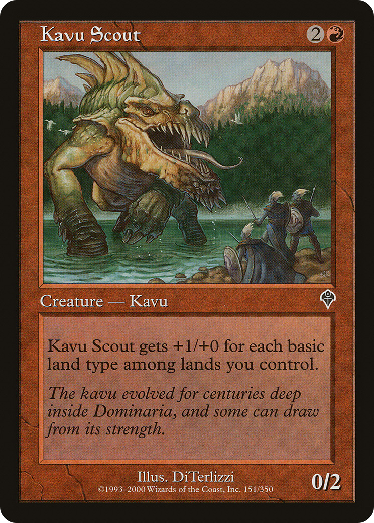 Image of Kavu Scout [Invasion]