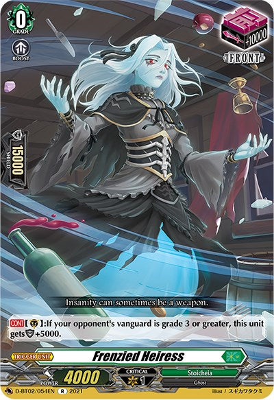 Image of Frenzied Heiress (D-BT02/054EN) [A Brush with the Legends]