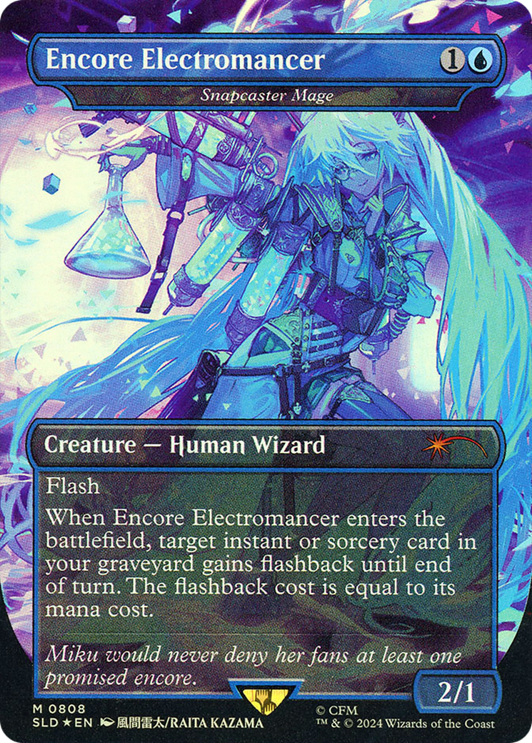 Image of Encore Electromancer - Snapcaster Mage [Secret Lair Drop Series]