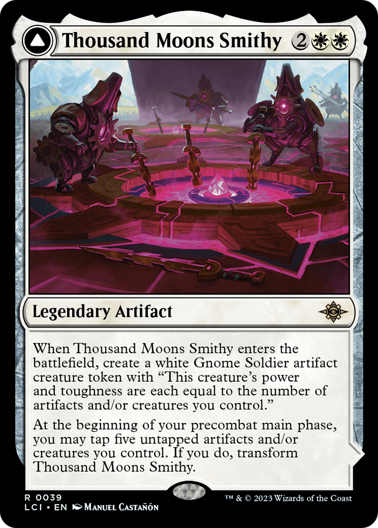 Image of Thousand Moons Smithy // Barracks of the Thousand [The Lost Caverns of Ixalan]