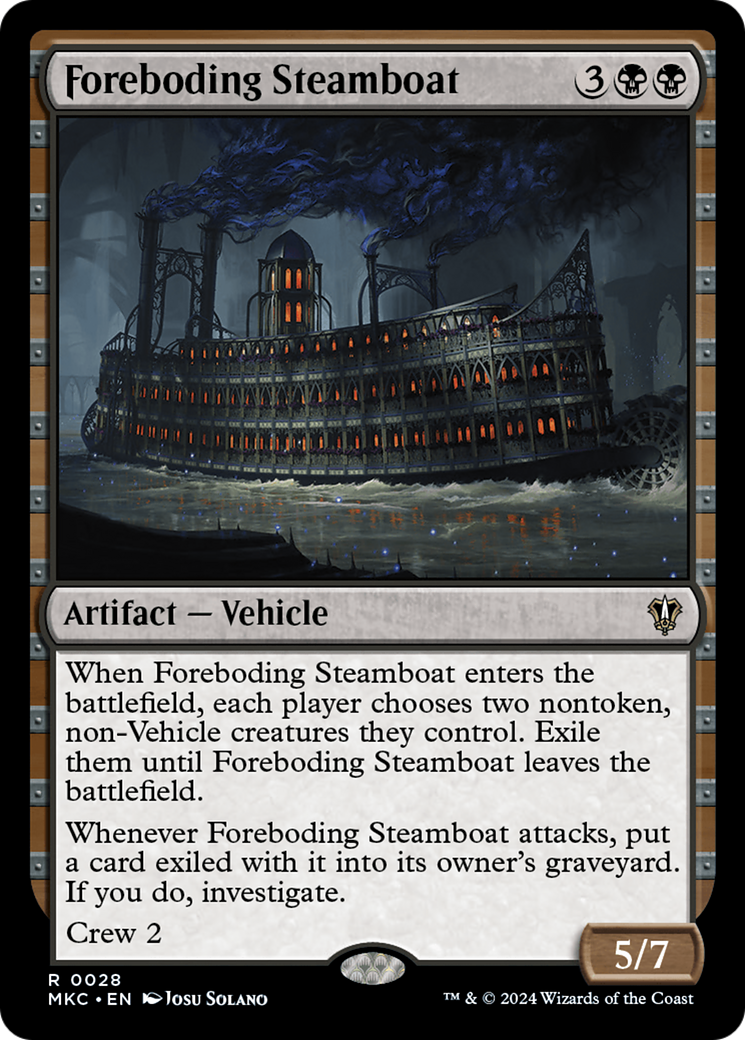 Image of Foreboding Steamboat [Murders at Karlov Manor Commander]