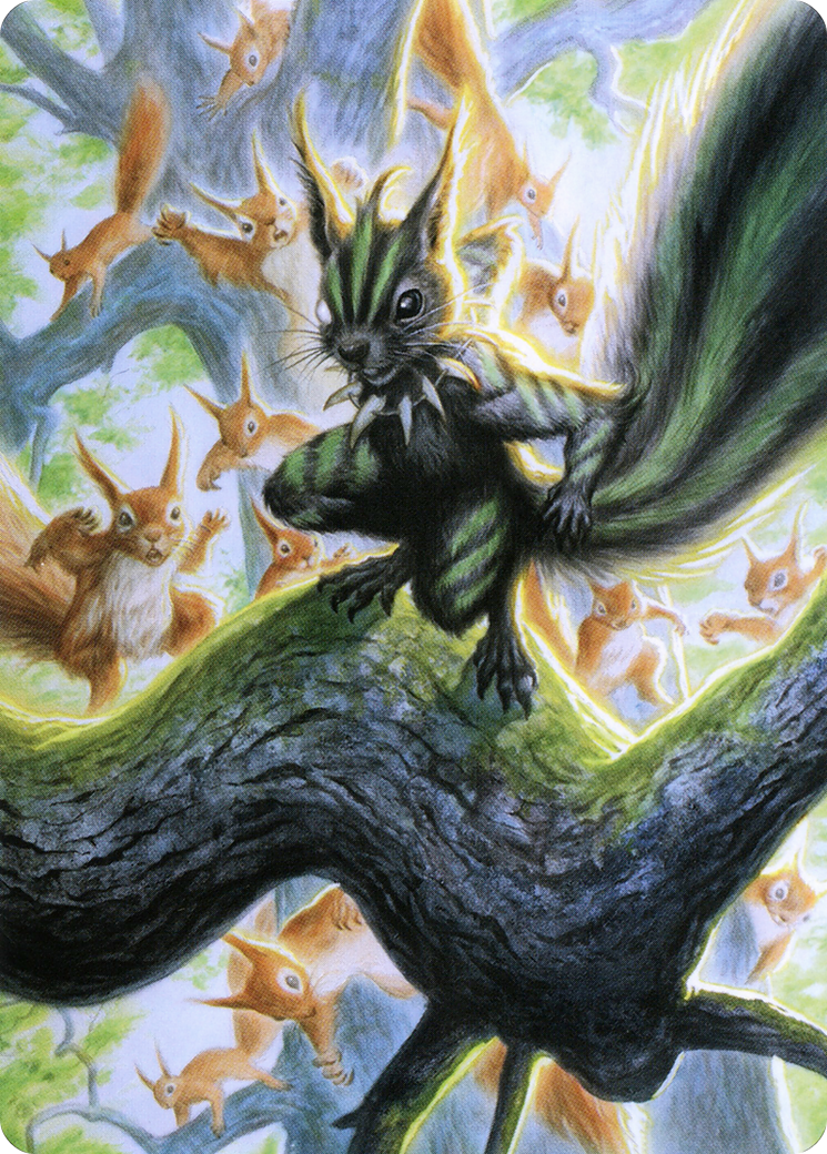 Image of Chatterfang, Squirrel General Art Card (67) [Modern Horizons 2 Art Series]