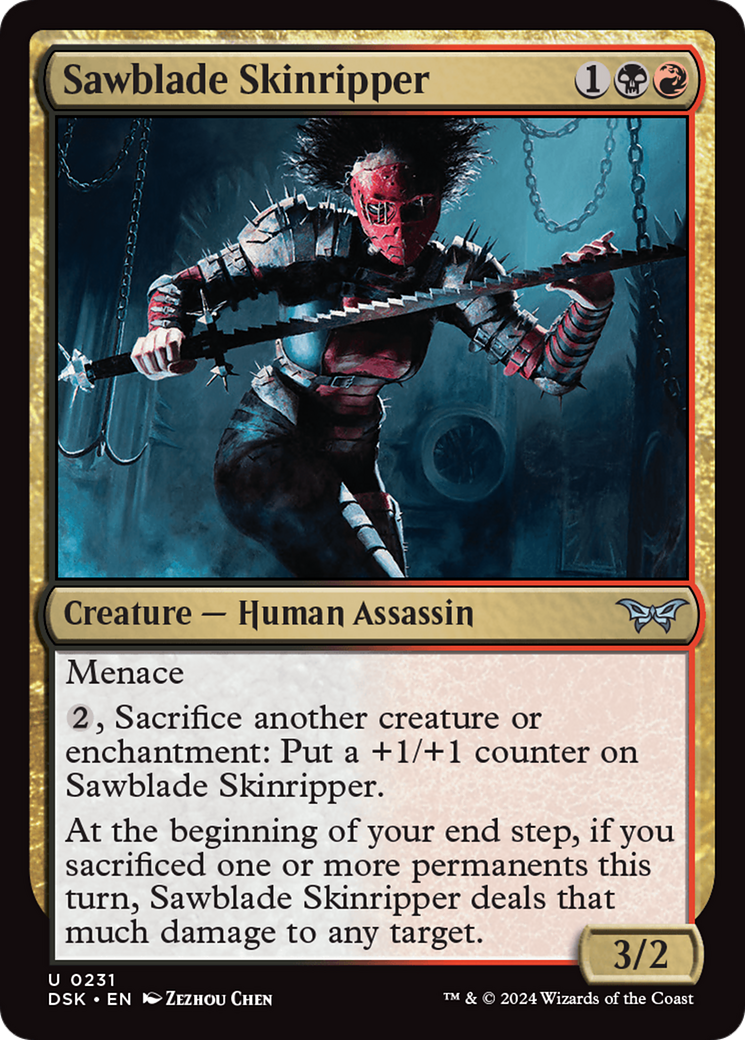 Image of Sawblade Skinripper [Duskmourn: House of Horror]