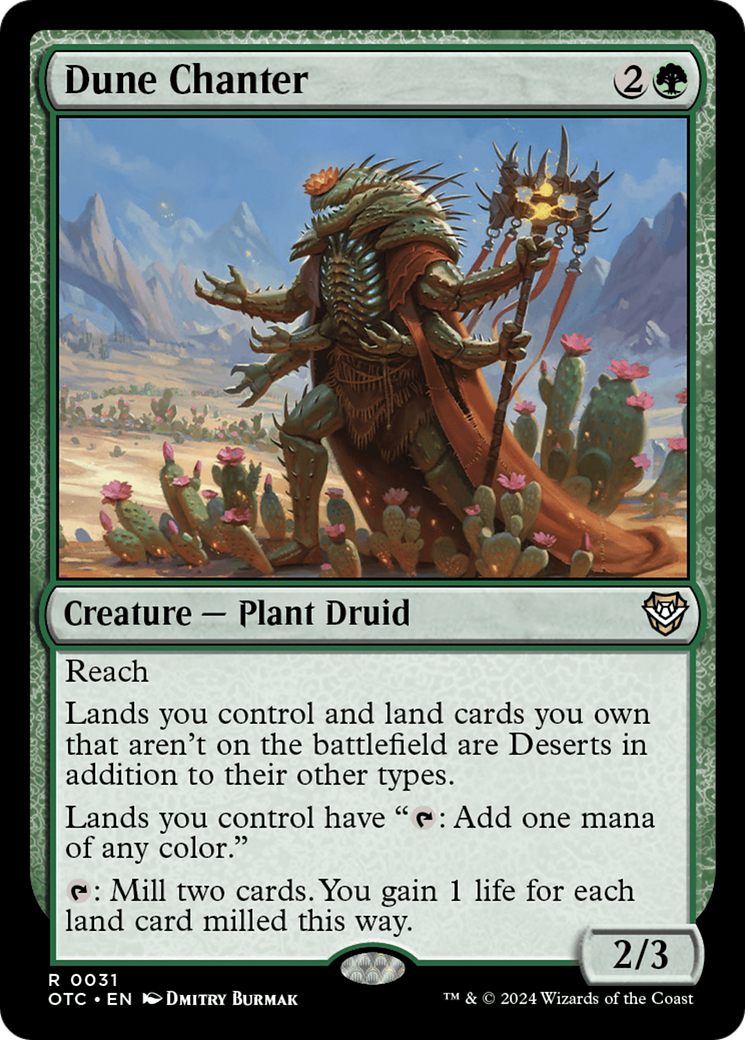 Image of Dune Chanter [Outlaws of Thunder Junction Commander]