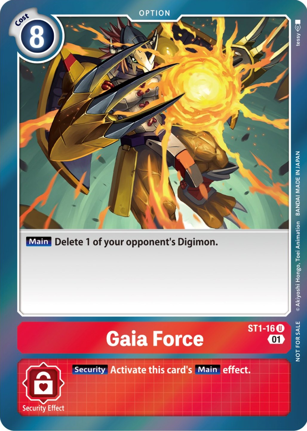 Image of Gaia Force [ST1-16] (ST-11 Special Entry Pack) [Starter Deck: Gaia Red Promos]