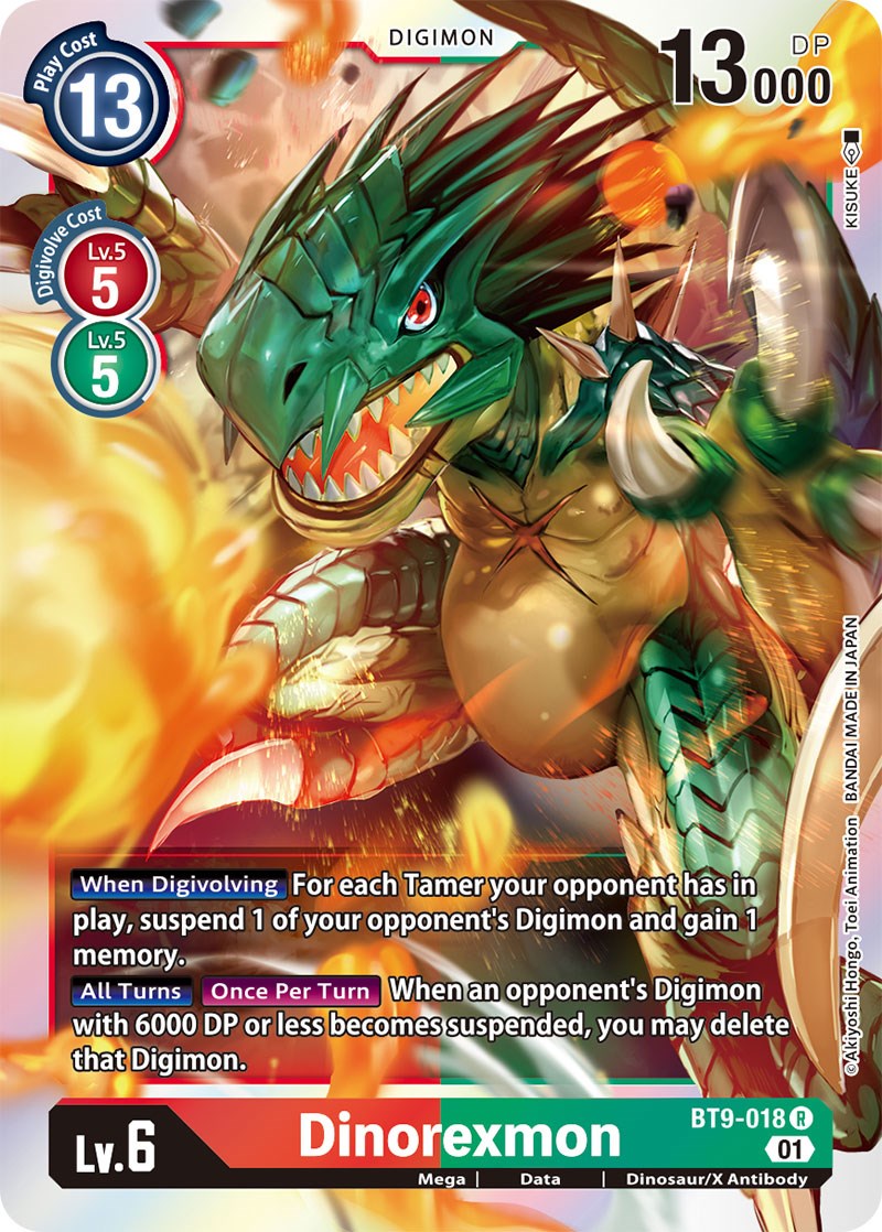 Image of Dinorexmon [BT9-018] [X Record]