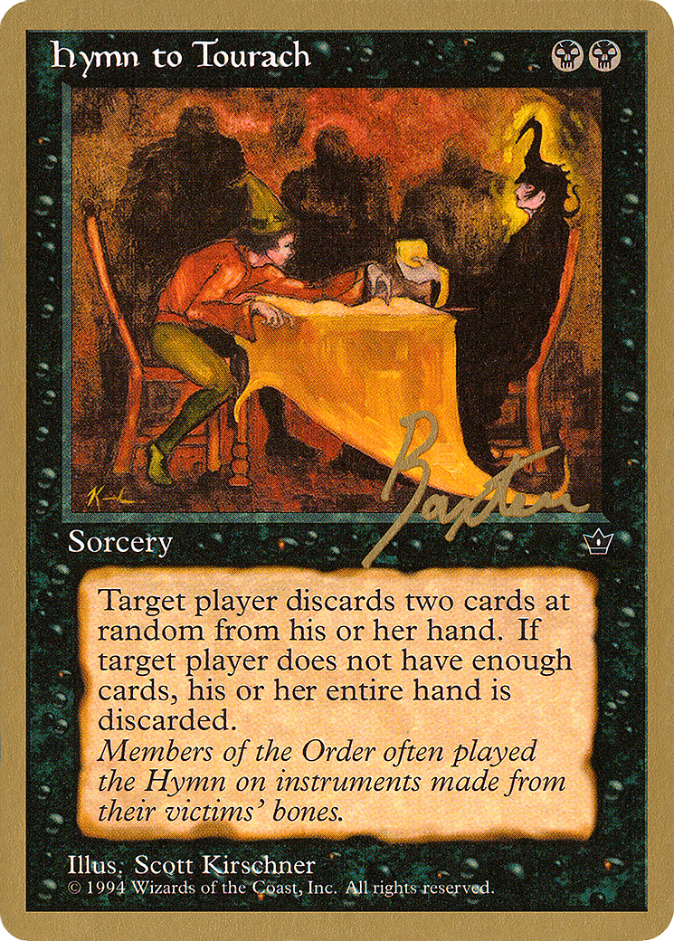 Image of Hymn to Tourach (Table) (George Baxter) [Pro Tour Collector Set]