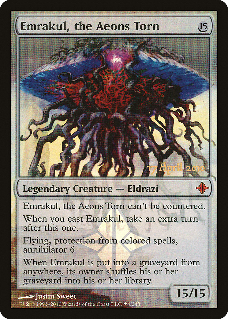 Image of Emrakul, the Aeons Torn [Rise of the Eldrazi Prerelease Promos]