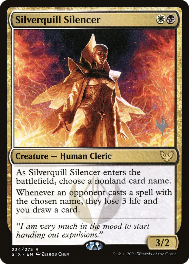 Image of Silverquill Silencer (Promo Pack) [Strixhaven: School of Mages Promos]