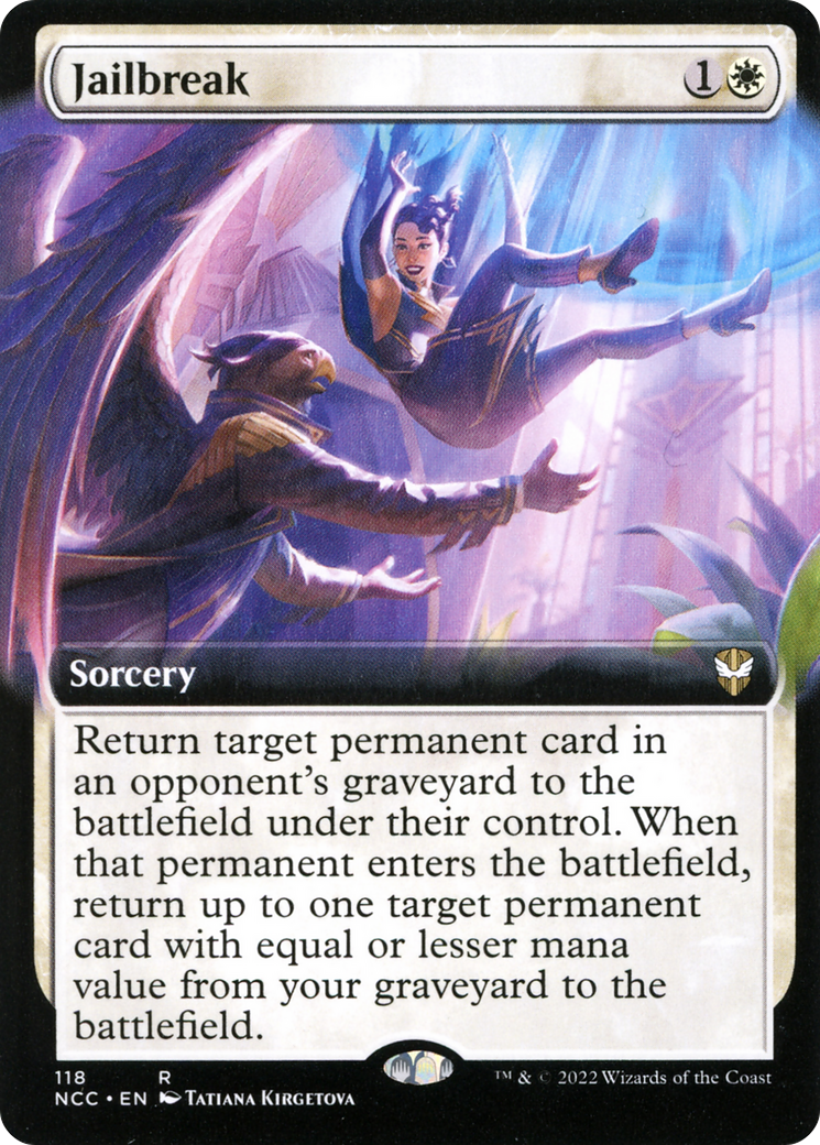 Image of Jailbreak (Extended Art) [Streets of New Capenna Commander]