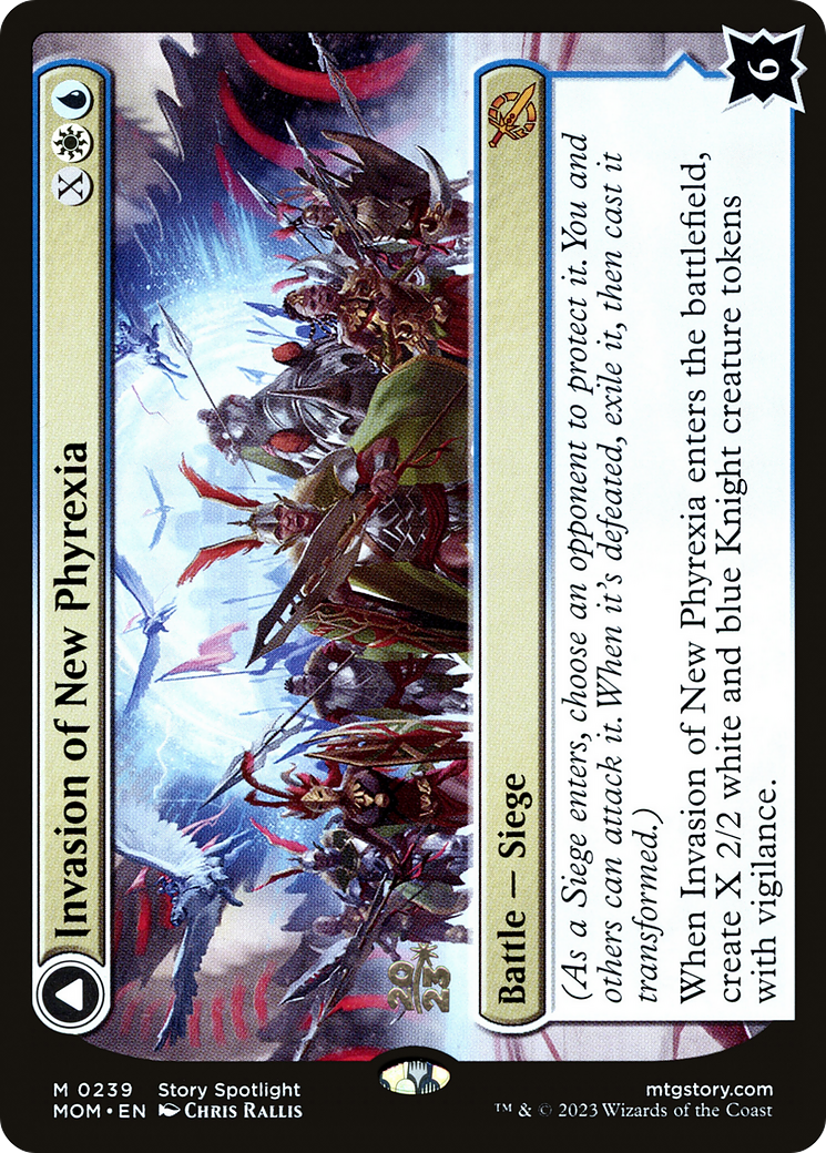 Image of Invasion of New Phyrexia // Teferi Akosa of Zhalfir [March of the Machine Prerelease Promos]
