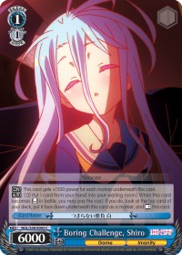 Image of Boring Challenge, Shiro (NGL/S58-E093 C) [No Game No Life]