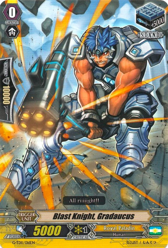 Image of Blast Knight, Gradaucus (G-TD11/016EN) [Divine Knight of Heavenly Decree]